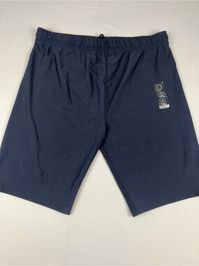bcg Navy Performance Athletic Shorts with Elastic Waist